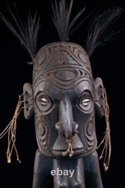 Statue d'ancêtre, ancestor carving, Sepik river, oceanic art, papua new guinea