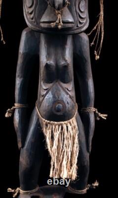 Statue d'ancêtre, ancestor carving, Sepik river, oceanic art, papua new guinea
