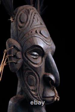 Statue d'ancêtre, ancestor carving, Sepik river, oceanic art, papua new guinea