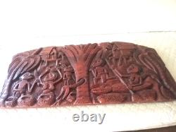 Story Board Papua New Guinea Carved wood