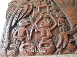 Story Board Papua New Guinea Carved wood
