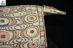 Stunning Decorated Carved Garamut Drum, Blackwater, Papua New Guinea, Oceanic