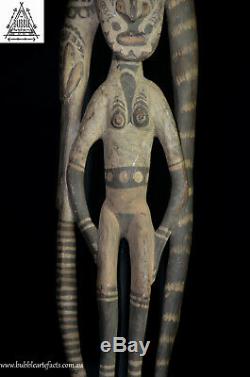 Stunning Fine Guardian Spirit Hook Figure, Sawos People, Papua New Guinea, PNG