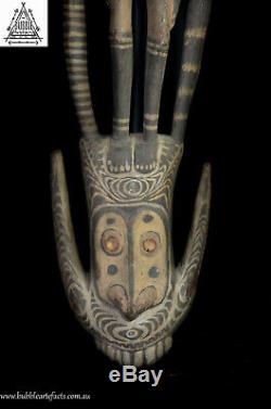 Stunning Fine Guardian Spirit Hook Figure, Sawos People, Papua New Guinea, PNG