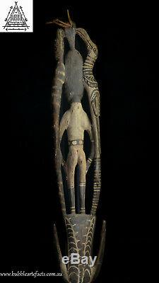 Stunning Fine Guardian Spirit Hook Figure, Sawos People, Papua New Guinea, PNG