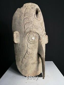 Stunning Fine Large Vintage Barak Mask, Murik Lakes, Papua New Guinea, PNG