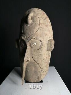 Stunning Fine Large Vintage Barak Mask, Murik Lakes, Papua New Guinea, PNG