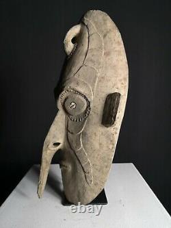 Stunning Fine Large Vintage Barak Mask, Murik Lakes, Papua New Guinea, PNG