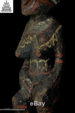 Stunning Fine Old Guardian Female Spirit Figure, Kwoma, Papua New Guinea, PNG