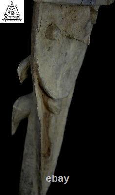 Stunning Fine Old Yena Stick Nukuma Mask, Sepik, PNG, Papua New Guinea