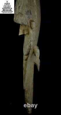 Stunning Fine Old Yena Stick Nukuma Mask, Sepik, PNG, Papua New Guinea