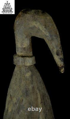 Stunning Fine Old Yena Stick Nukuma Mask, Sepik, PNG, Papua New Guinea