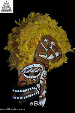 Stunning Tribal Used Large Tatanua Spirit Mask, Kavieng, PNG, Papua New Guinea