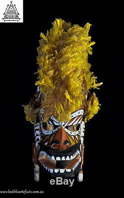 Stunning Tribal Used Large Tatanua Spirit Mask, Kavieng, PNG, Papua New Guinea