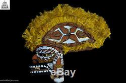 Stunning Tribal Used Large Tatanua Spirit Mask, Kavieng, PNG, Papua New Guinea