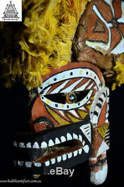 Stunning Tribal Used Large Tatanua Spirit Mask, Kavieng, PNG, Papua New Guinea