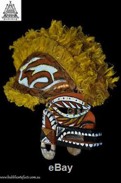 Stunning Tribal Used Large Tatanua Spirit Mask, Kavieng, PNG, Papua New Guinea