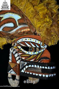 Stunning Tribal Used Large Tatanua Spirit Mask, Kavieng, PNG, Papua New Guinea