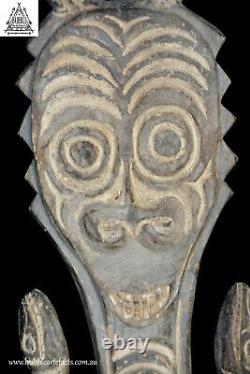 Superb Old Ceremonial Spirit Hook Figure, Sawos, PNG, Papua New Guinea, Oceanic