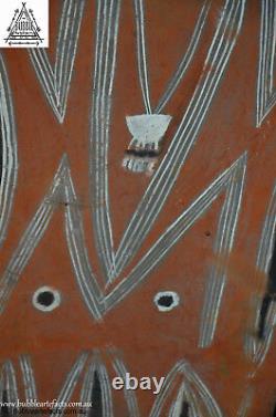 Superb Vintage Abelam Sago Bark House Panel, Maprik Area, Papua New Guinea, PNG
