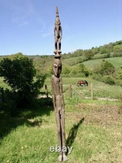 Tall Male Spirit Figure From Papua New Guinea