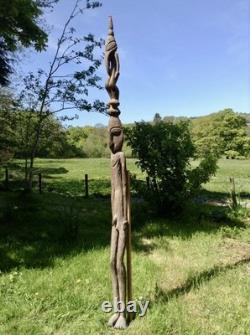Tall Male Spirit Figure From Papua New Guinea