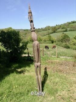 Tall Male Spirit Figure From Papua New Guinea