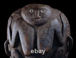 Tambour à eau, water drum, papua new guinea, oceanic art, traditional instrument