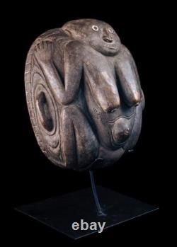 Tambour à eau, water drum, papua new guinea, oceanic art, traditional instrument