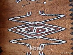 Tapa Bark Cloth Painting Papua New Guinea Pacific Wall Art I