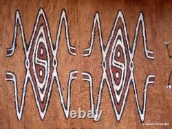 Tapa Bark Cloth Painting Papua New Guinea Pacific Wall Art I