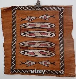 Tapa Bark Cloth Painting Papua New Guinea Pacific Wall Art II