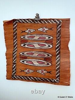 Tapa Bark Cloth Painting Papua New Guinea Pacific Wall Art II