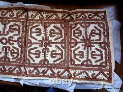 Tapa Bark Cloth Painting Papua New Guinea Pacific Wall Art III