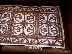 Tapa Bark Cloth Painting Papua New Guinea Pacific Wall Art III