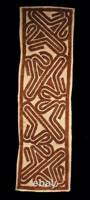 Tapa cloth, painted beated bark, popondetta, papua new guinea