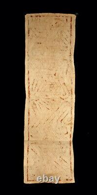 Tapa cloth, painted beated bark, popondetta, papua new guinea