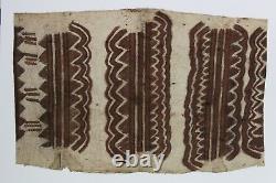 Tapa painted bark cloth, Tribal Art Collingwood Bay Tufi People Papua New Guinea