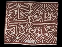 Tapa, painted beaten bark popondetta, pacific art, oceanic art, Papua New Guinea