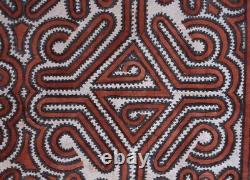 Tapa, painted beaten bark popondetta, pacific art, oceanic art, Papua New Guinea