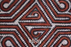 Tapa, painted beaten bark popondetta, pacific art, oceanic art, Papua New Guinea