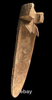 Tête de tambour, Slit gong drum's head, oceanic art, papua new guinea