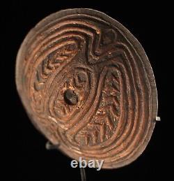 Toupie rituelle, spinning top, oceanic art, papua new guinea