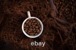 Traditional Drum Roasted Papua New Guinea Sugarcane Decaf Coffee Beans Ground