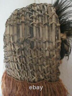 Tribal Art Oceanic Papua New Guinea Sepik Asmat Ceremonial Head Dress Mask