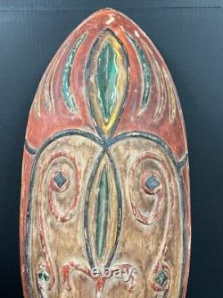 Tribal Art Papua New Guinea Shield
