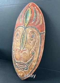 Tribal Art Papua New Guinea Shield