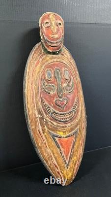 Tribal Art Papua New Guinea Shield