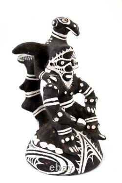 Tribal Figure Art Pottery Papua New Guinea South Coastline h22cm