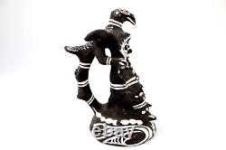 Tribal Figure Art Pottery Papua New Guinea South Coastline h22cm
